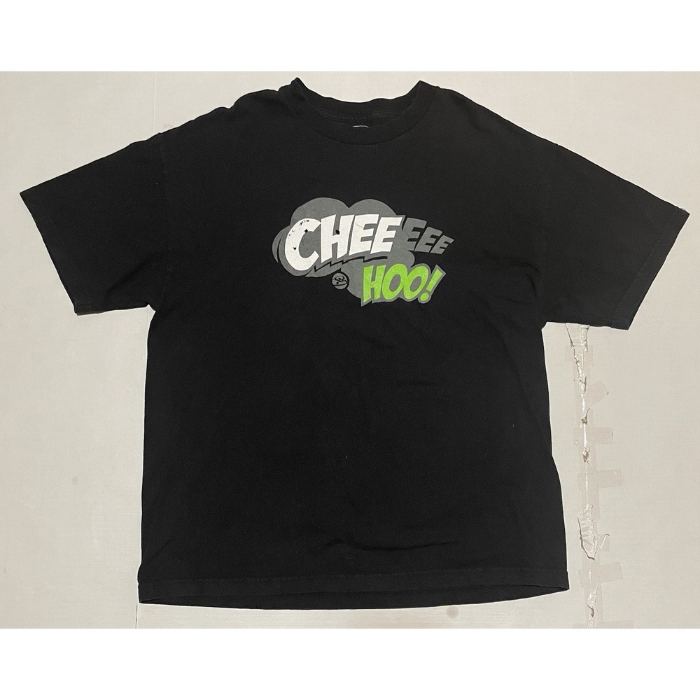 HAWAIIAN STYLE "Chee Hoo" Hawaii‎ Slang Tee T Shirt Men Size XL Black